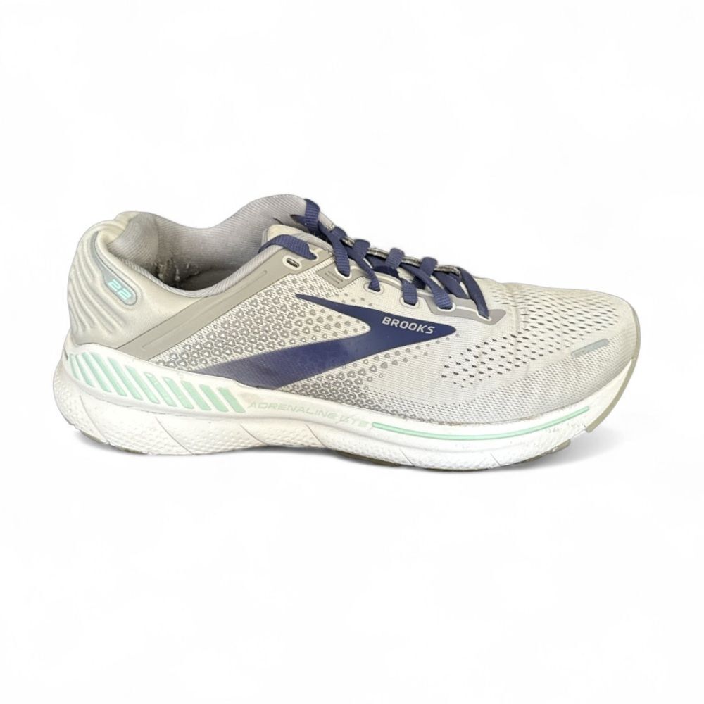 Brooks Adrenaline GTS 22 Women's Running Shoes Gray Blue Size 8.5 Supportive